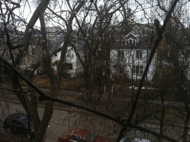 Outside